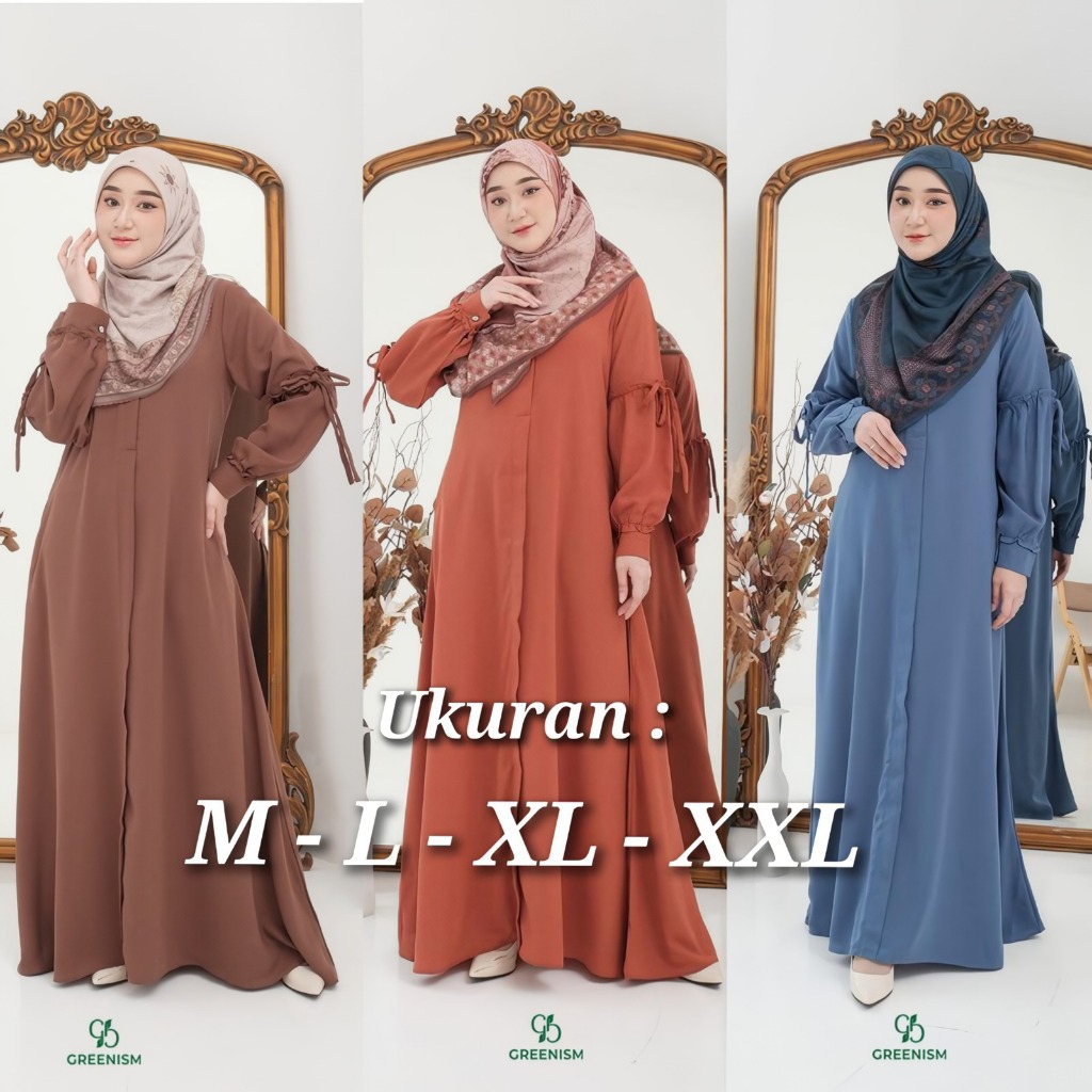 Gamis Kekinian Aulia Dress Fashion Muslim Syari Polos Baju Muslim Gamis Wanita Murah