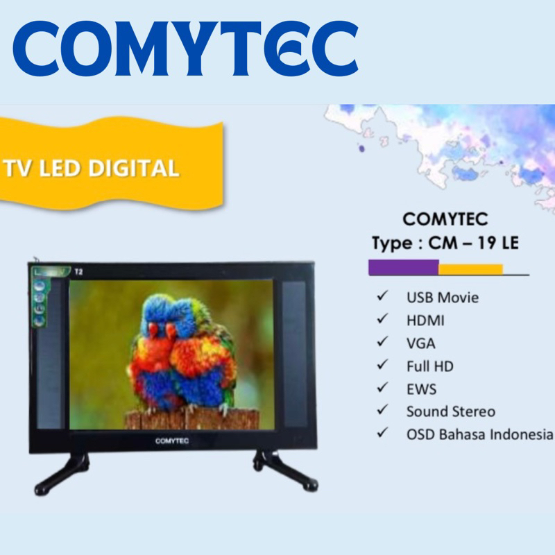 19 inch COMYTEC TV LED DIGITAL