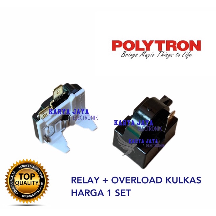 Ews Relay Overload Kulkas 1 Pintu Polytron  PTC Overload Kulkas polytron 1 pintu  C