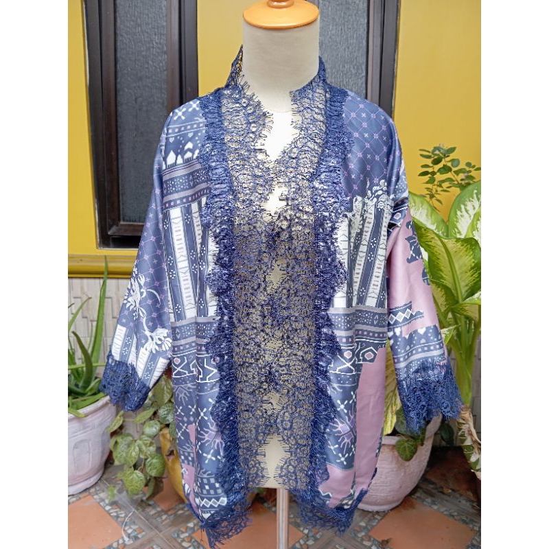 outer viscose Lace - Nagita Lace outer - outer batik Lace -outer Lace navy-outer Lace murah