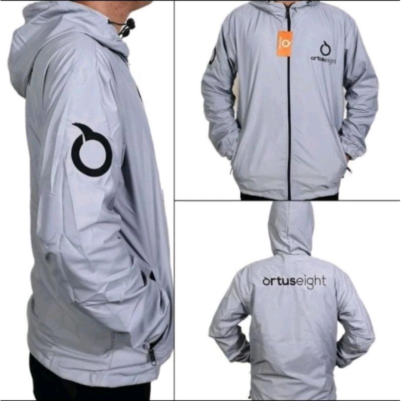 jaket parasut ortuseight / jaket olahraga / jaket parasut / jaket runing sport olahraga