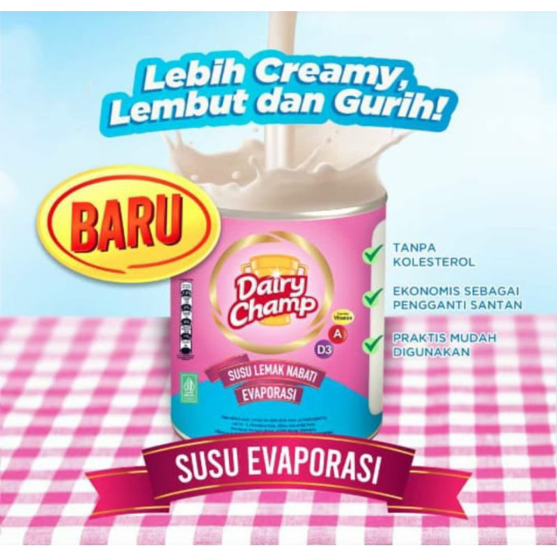 

DAIRY CHAM SUSU EVAPORASI 380ML