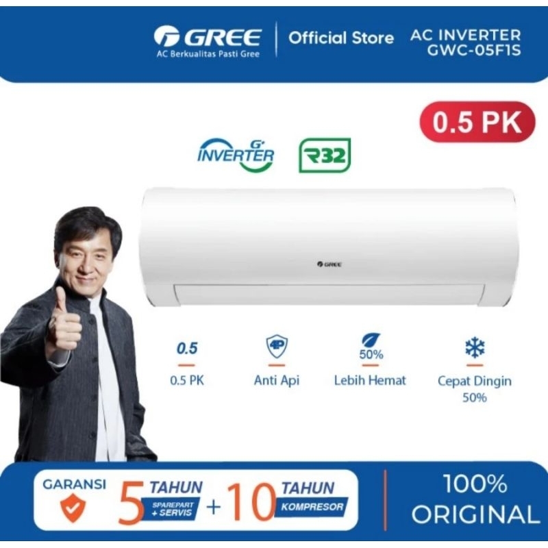 AC GREE 1/2 PK INVERTER SERIES GWC-05F1S AC GREE 1/2PK INVERTER AC GREE 1/2 PK INVERTER 5F1S