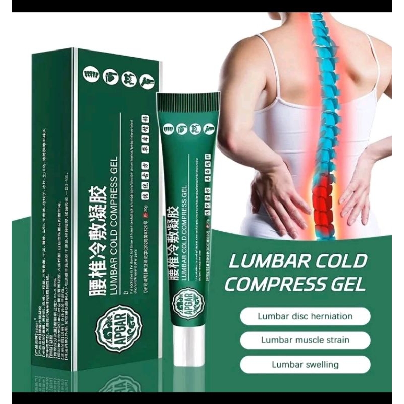 Lumbar Cold Compress Gel Lumbar Spine Cooling Gel APGMA Lumbar CreamLutut Gel Nyeri