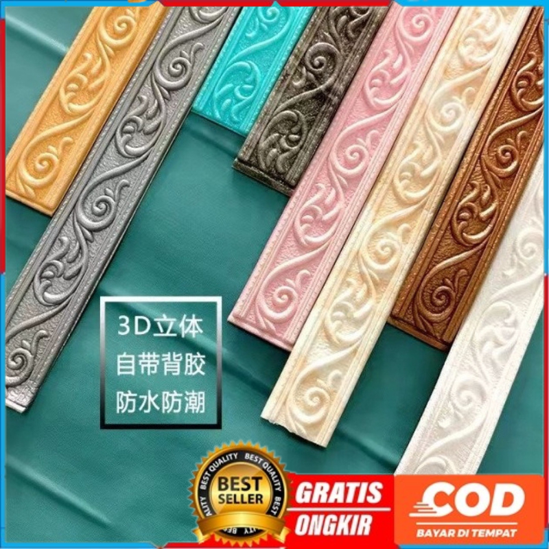 BORDER LIST FOAM  3D Wall Frame List Border Foam Moulding 3D Wallpaper PLAFON BORDER LIST 4,5cmx115c