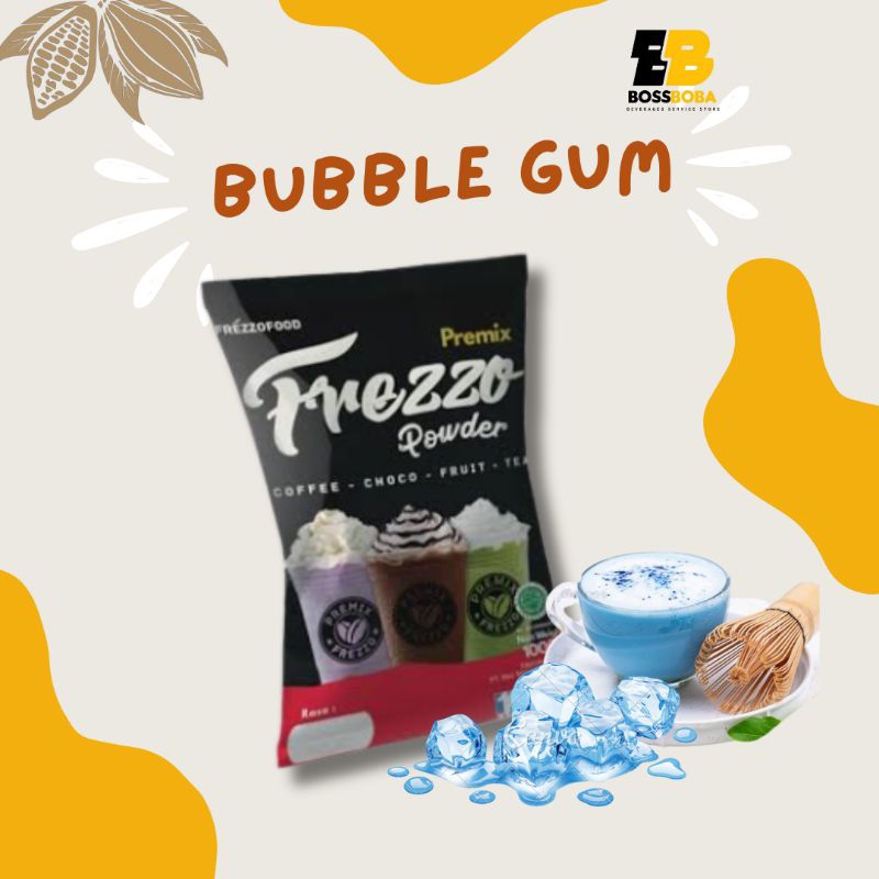 

Bubuk Minuman Rasa Bubble Gum Premix Frezzo Powder Drink 1kg/Minuman Kekinian Murah/Bossboba