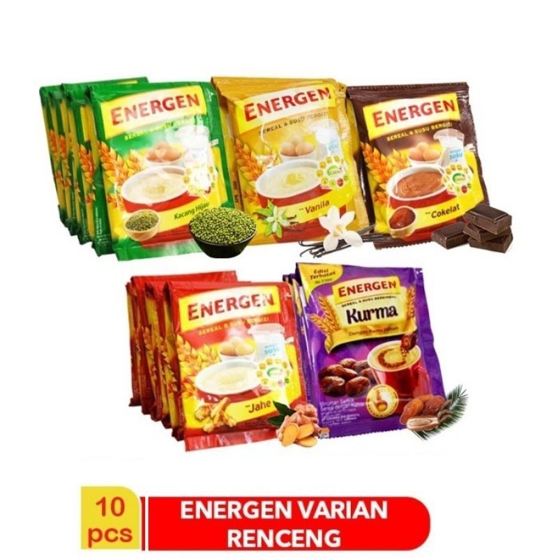 

ENERGEN SUSU SEREAL ANEKA RASA 10 SACHET 35g