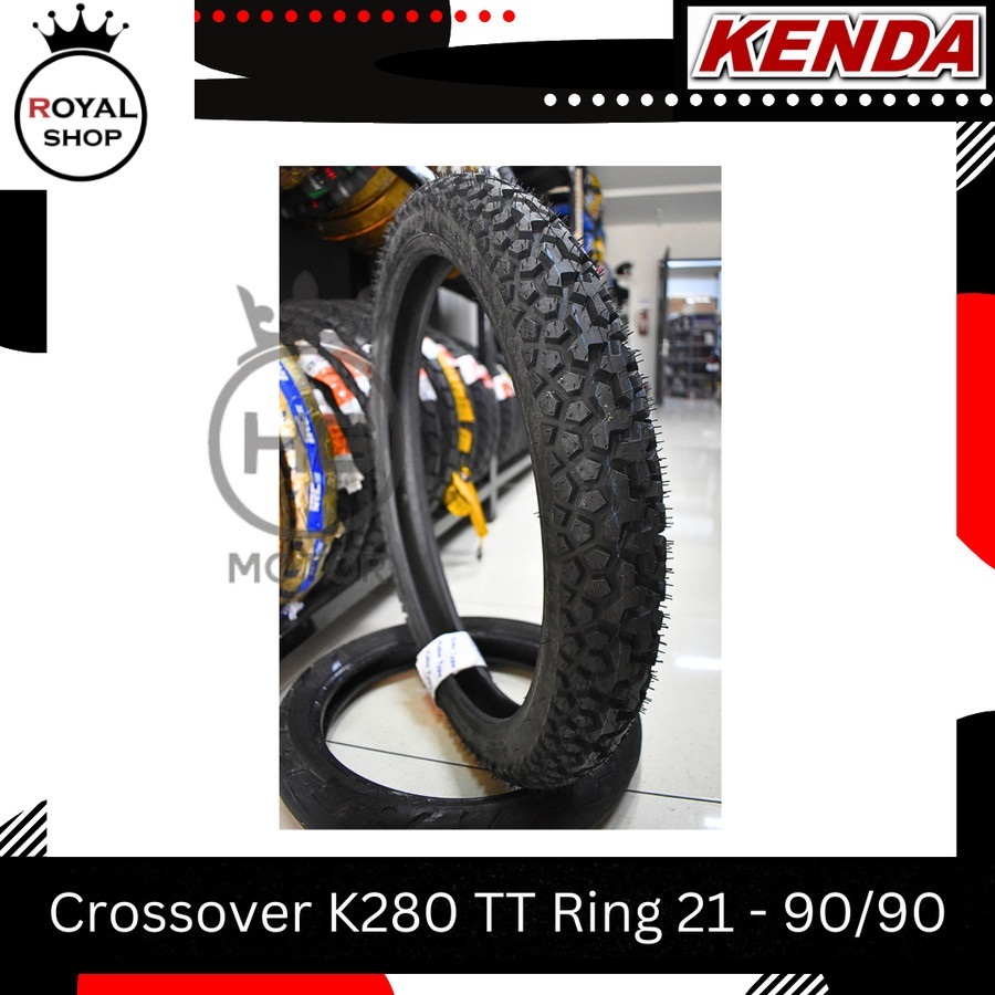 BAN KENDA K280 90/90 RING 21 120/80 R18 BAN DUAL PURPOSE CRF/KLX/WR155 - 120/80-18