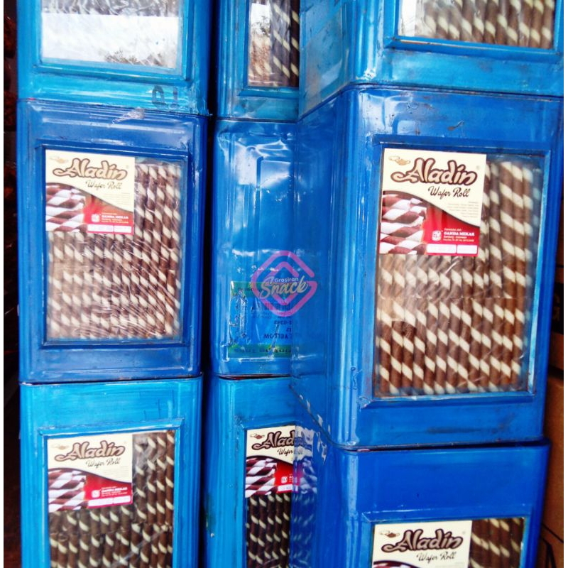 

(1 BLEK 5KG) WAFER ROLL BLASTER ALADDIN / ASTOR ALADDIN / ASTOR COKLAT / ASTOR LEBARAN / FULL COKLAT