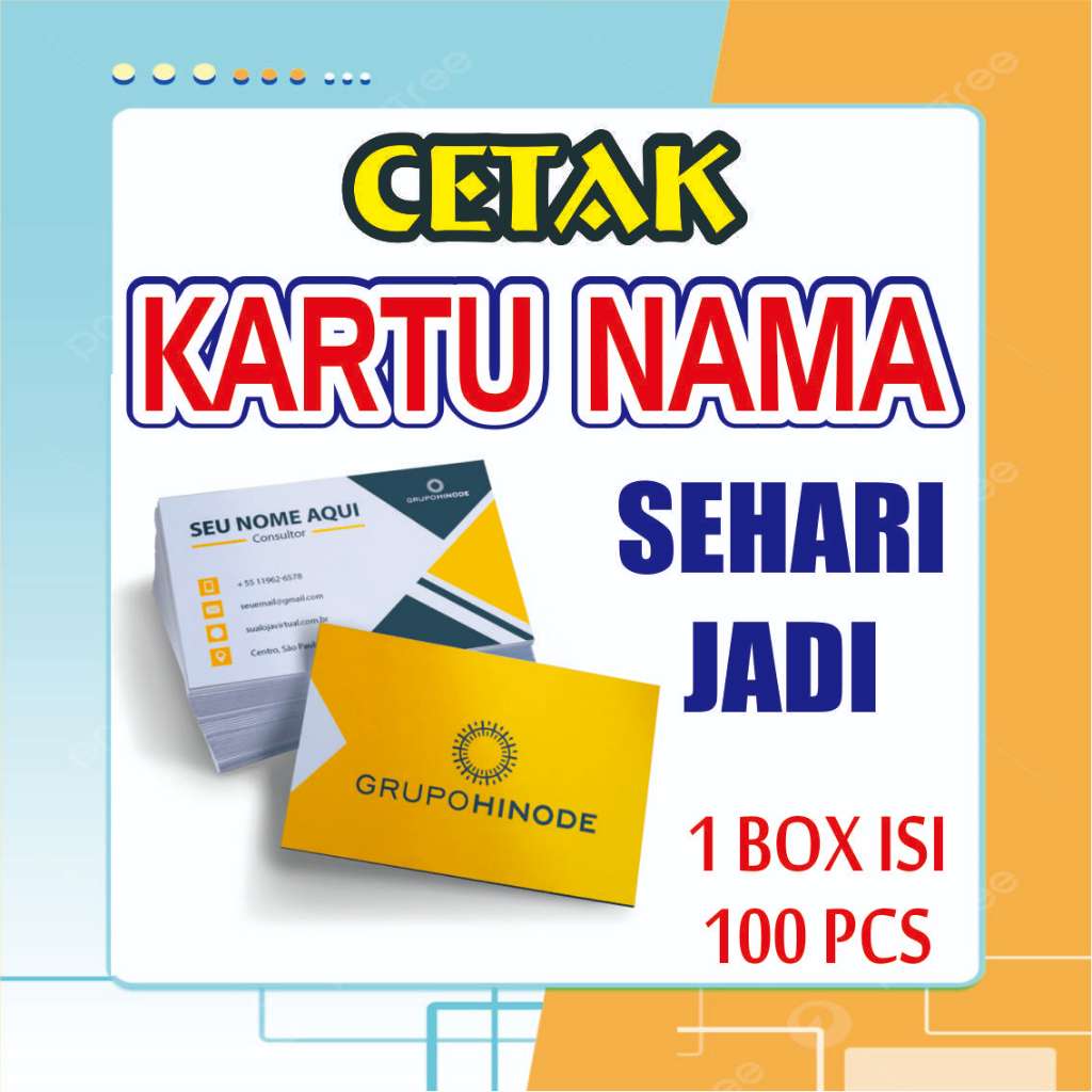 

CETAK KARTU NAMA