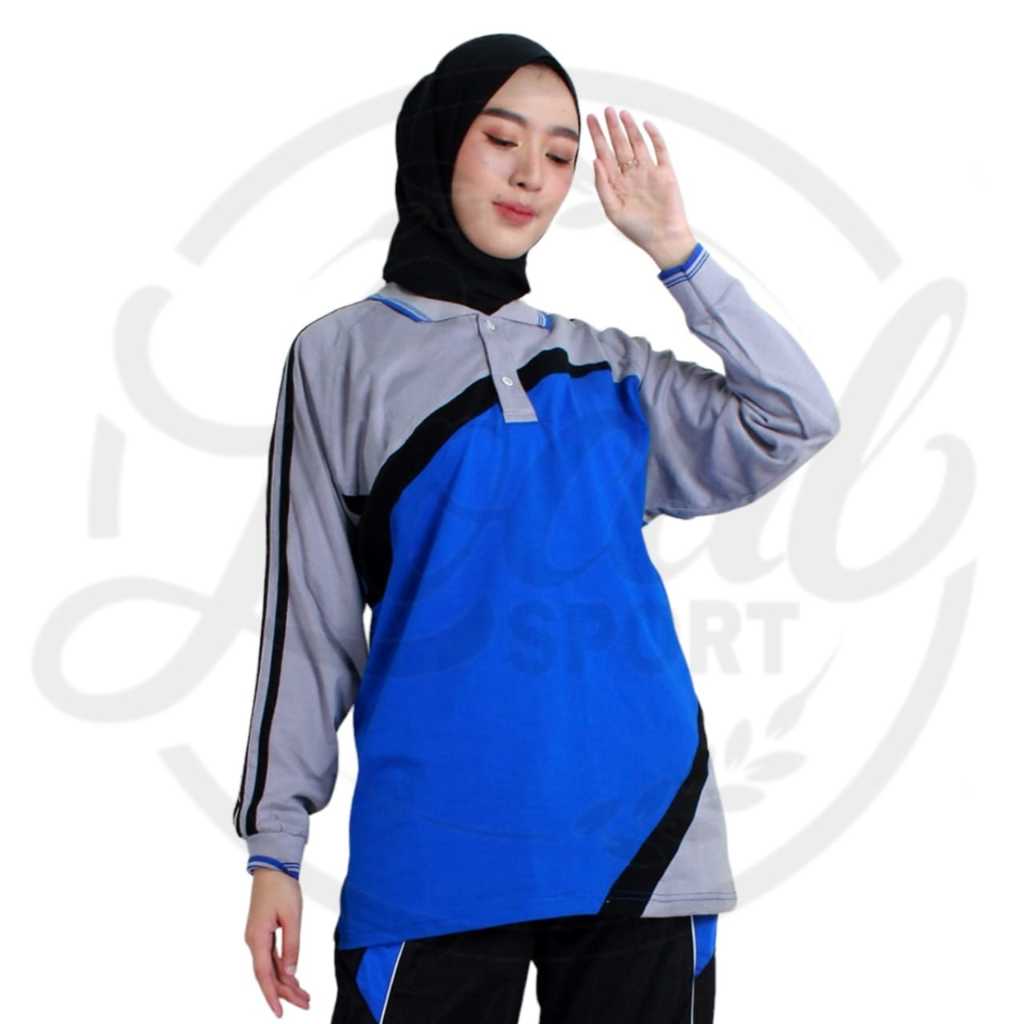 Kaos olahraga/kaos lengan panjang/baju olahraga/baju lengan panjang olahraga/atasan trening/kera
