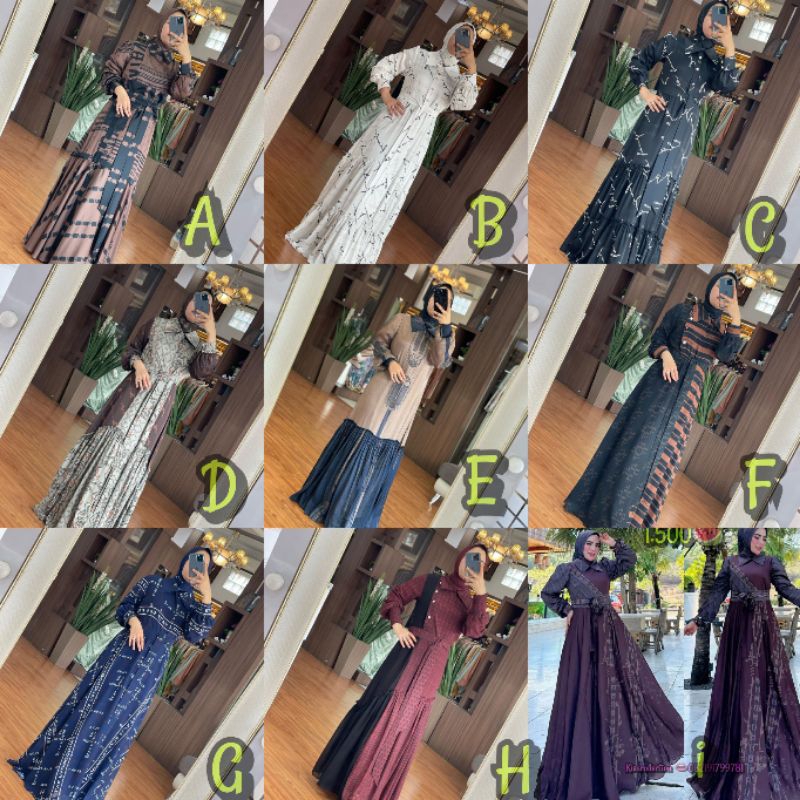 Gamis lva syar'i premium