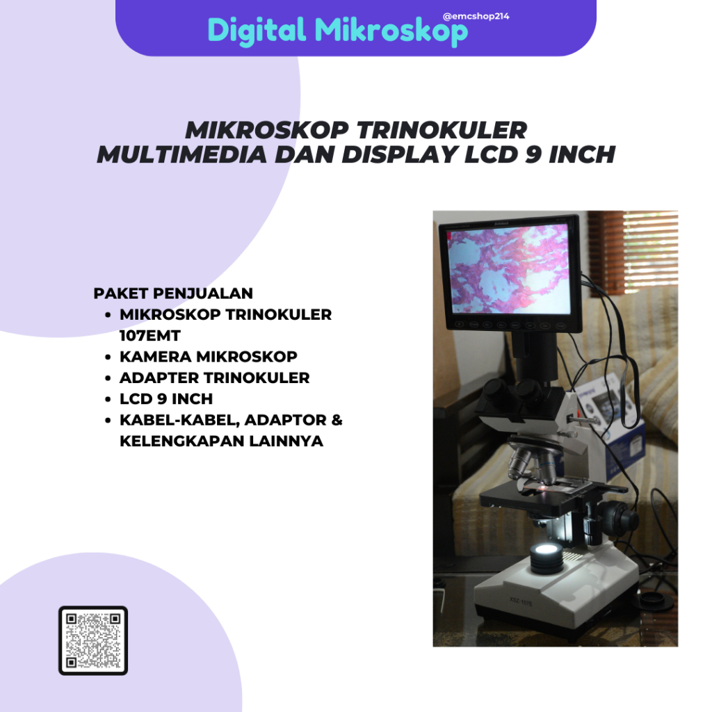 Mikroskop Trinokuler Multimedia (digimi 107EMT)