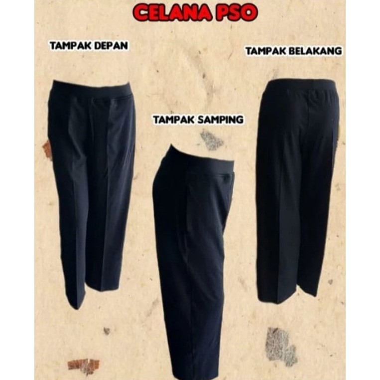 CELANA KULOT HITAM PSO PERSIT