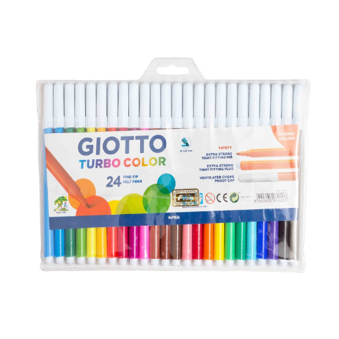 

Spidol Anak 24 Warna Giotto Turbo Color Intense Colors Washable 027100