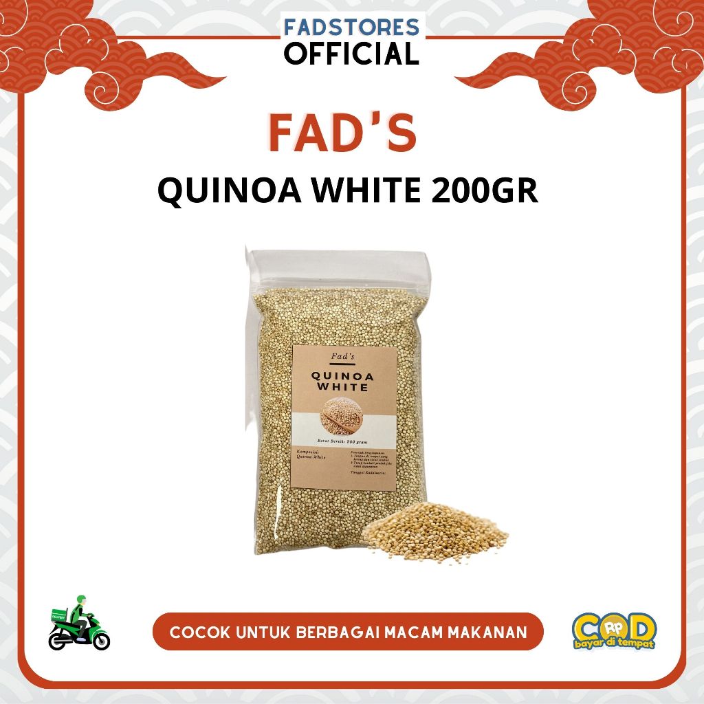 

White Quinoa 200gr - Quinoa White 200gr - Quinoa untuk Diet