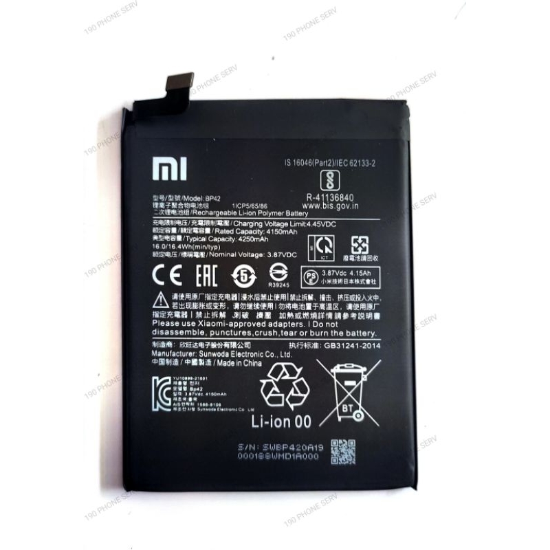 BATERAI XIAOMI BP42 MI 11 LITE BATERAI MI 11 LITE BP42 NEW