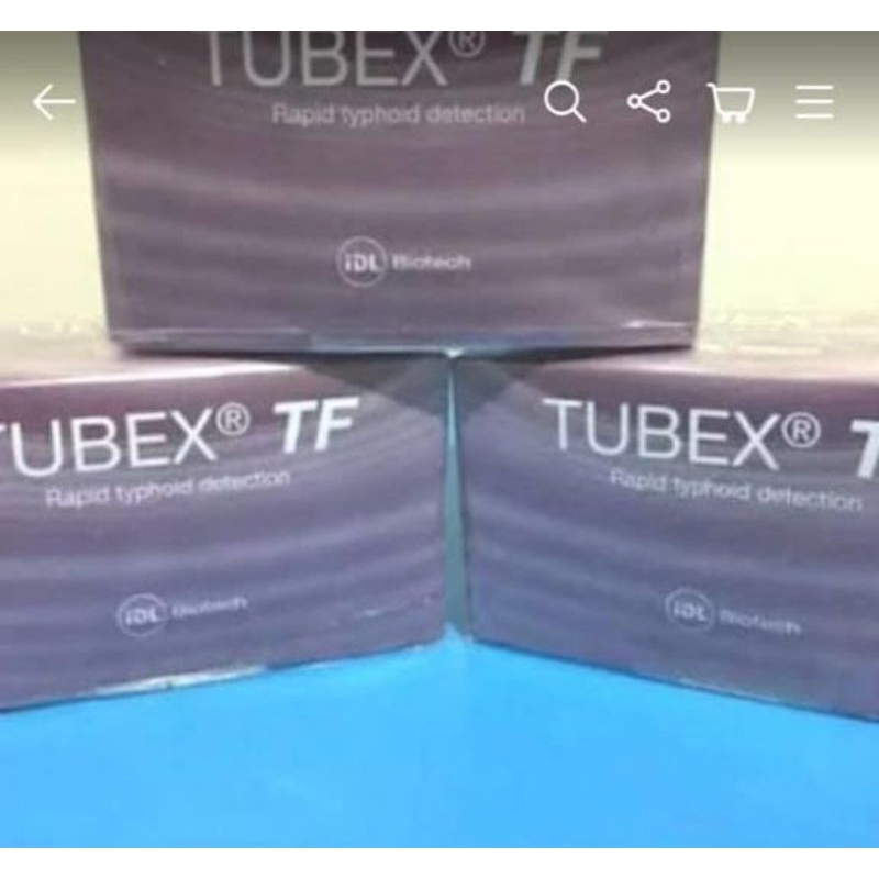 Tubex TF biotec isi 36 test / Tubex TF / Reagen Tubex / Promo Tubex / Typhoid / test bakteri typhoif