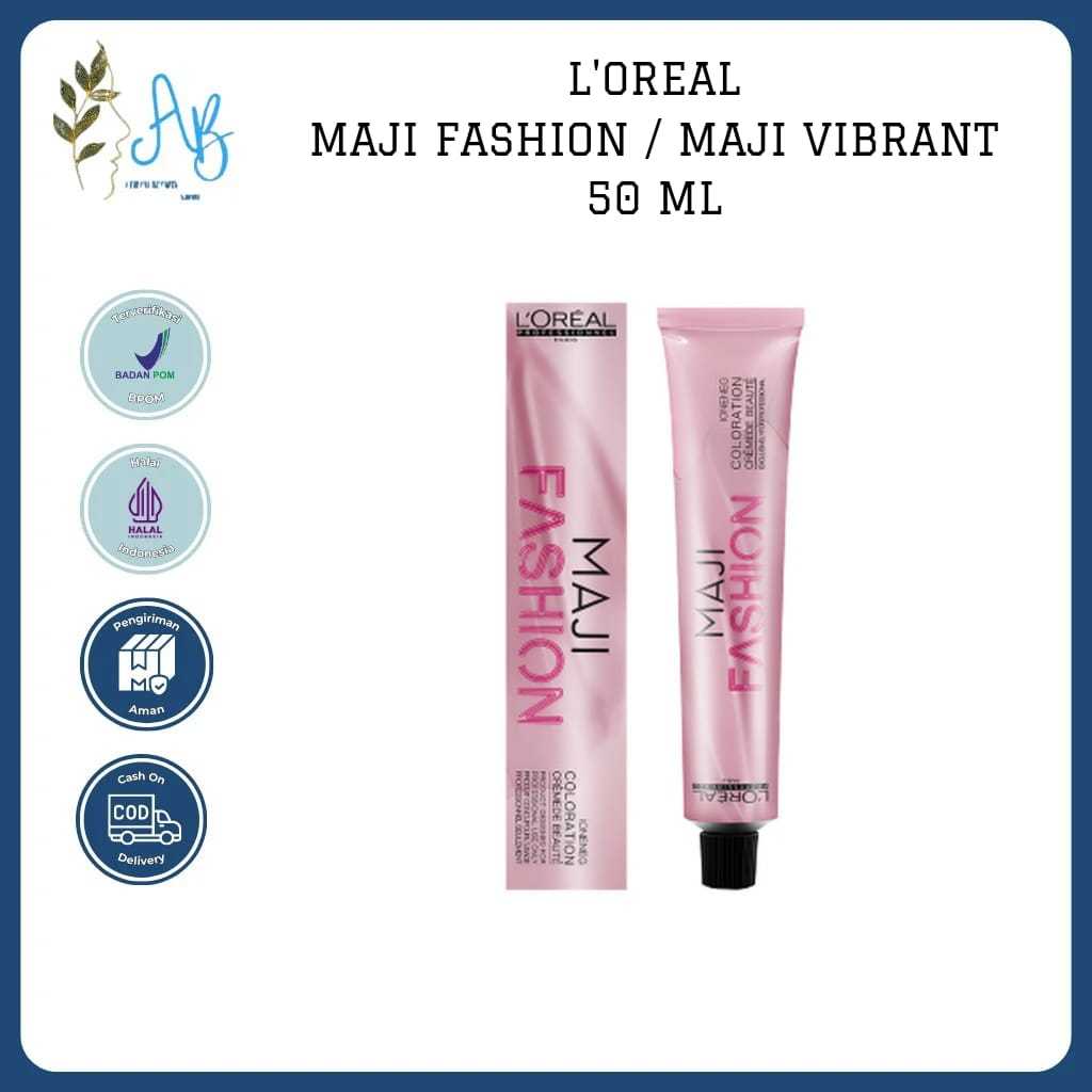 LOREAL MAJI FASHION 50 ML | Maji fashion | MAJI VIBRANT | CAT RAMBUT - ABS