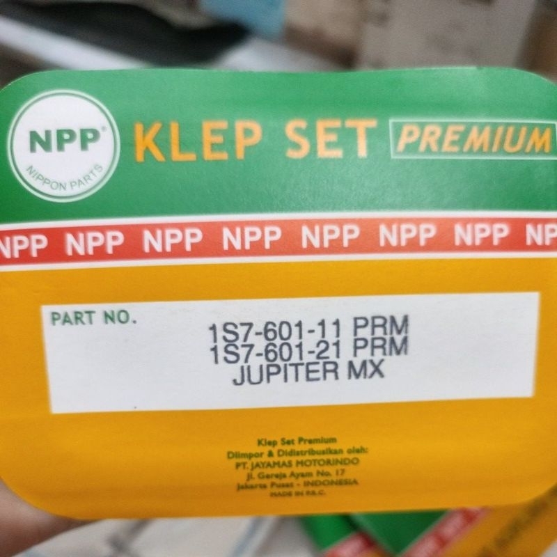 RAR payung klep, klep set Jupiter mx lama, Jupiter mx new, vixion lama, vixion new NPP