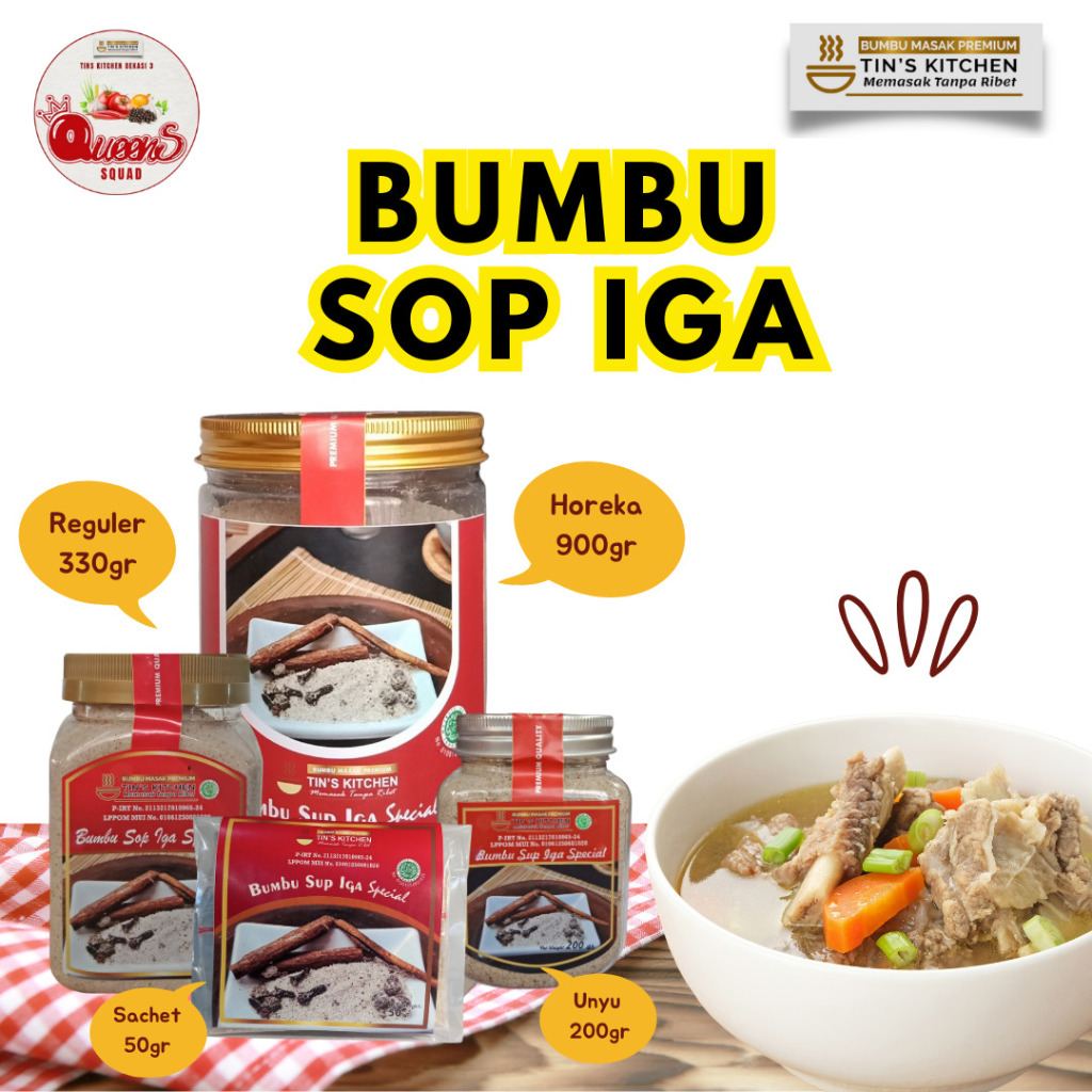 

Bumbu Instan Sop Iga Halal & Tanpa Pengawet