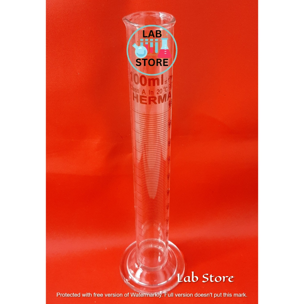 Gelas Ukur 100ml / Measuring Cylinder 100ml PYREX / Tabung Ukur 100ML PYREX