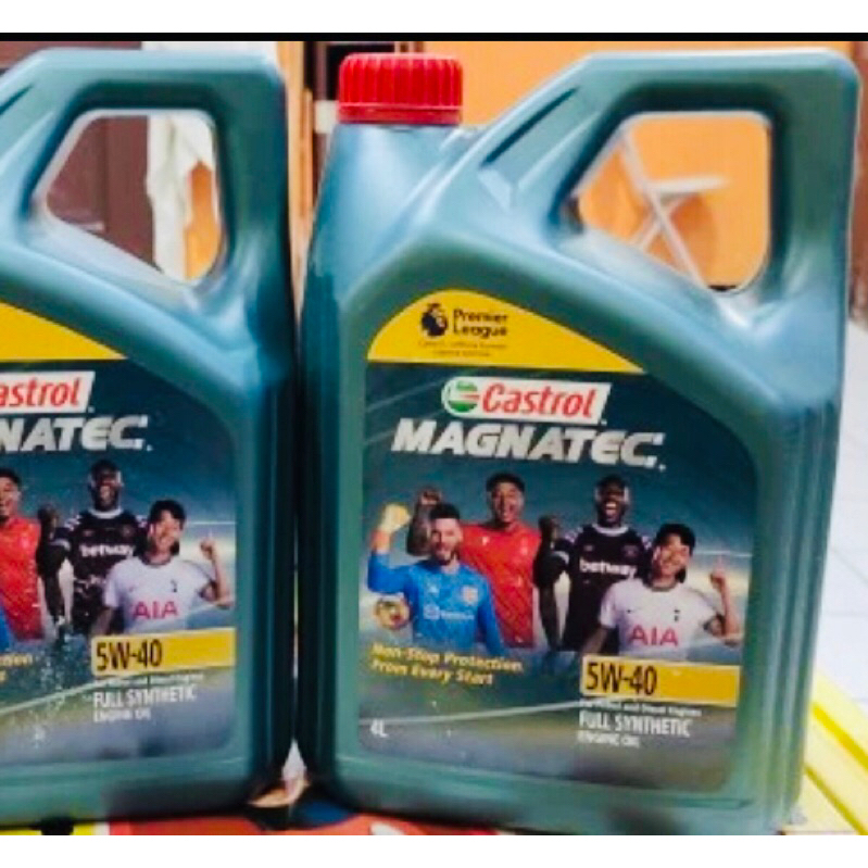 oli castrol magnatec 5w 40 bensin & diesel 4Liter (gratis filter oli)