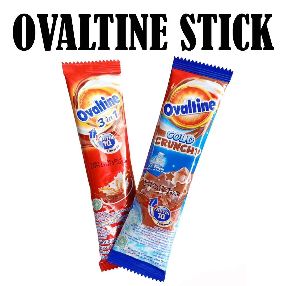 

OVALTINE STIK 3 IN 1 / COLD CRUNCHY SACHET (ECER)