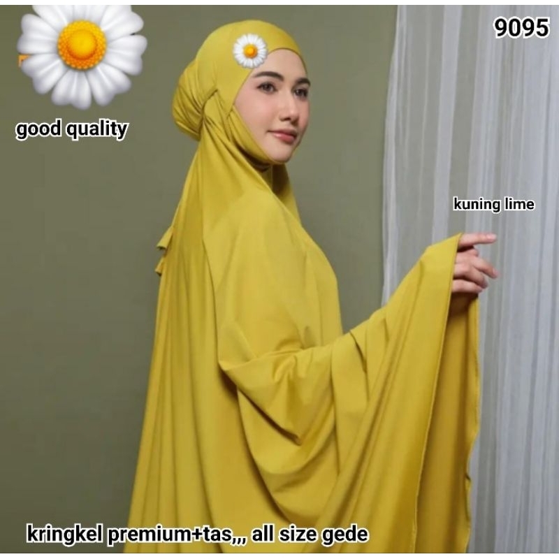 9095#Mukena tutup dagu