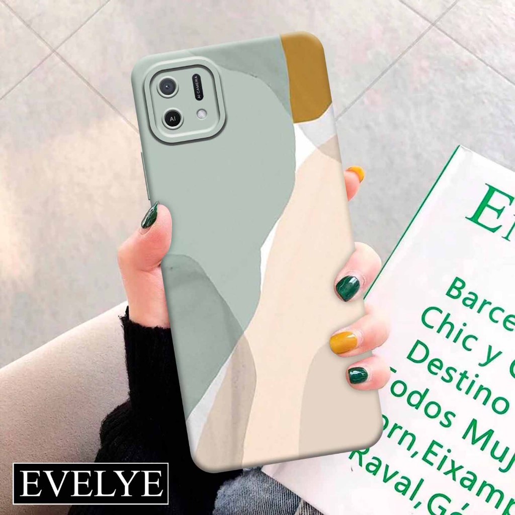 Soft case Hp OPPO A16E/A16K - EVELYE - Fashion Case Aesthetic - Silicon - Pelindung Belakang Handpon