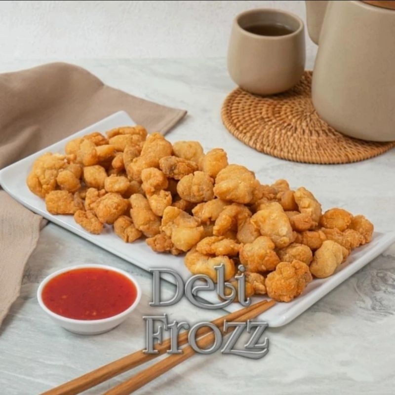 

Premium Chicken Popcorn / Ayam Fillet Crispy 1 Kg