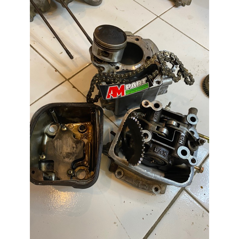 blok head mesin Vario 110 techno ori