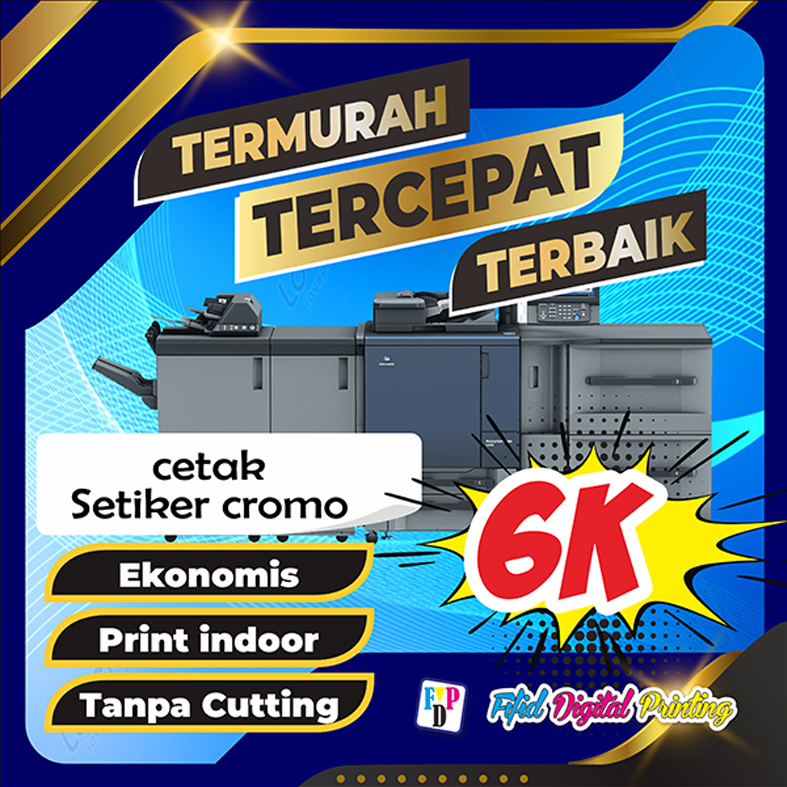 

Print Sticker Chromo A3+ TANPA CUTTING !! / Cetak Stiker Kromo Bontax