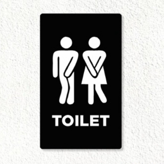 

Sign Toilet Akrilik Motif Kayu