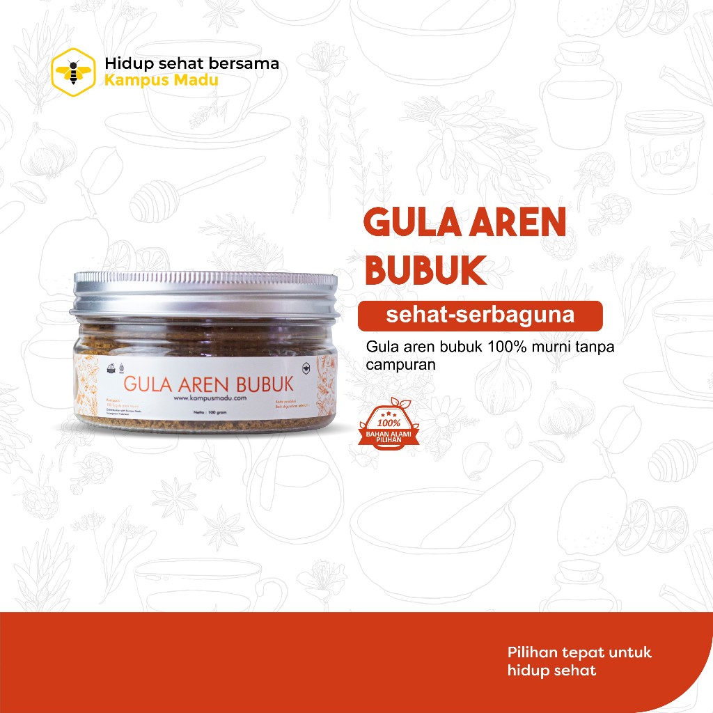 

Gula Aren Asli Gula Semut Bubuk Premium Tanpa Campuran 100gram
