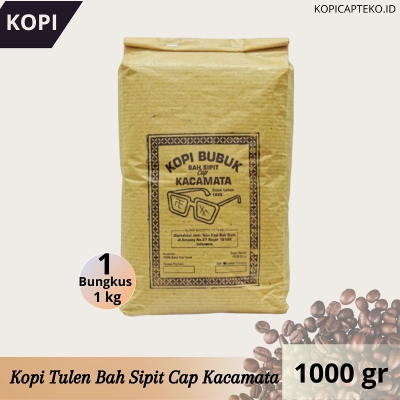 

Kopi BAH SIPIT CAP KACAMATA 1 Kg Tanpa Gula