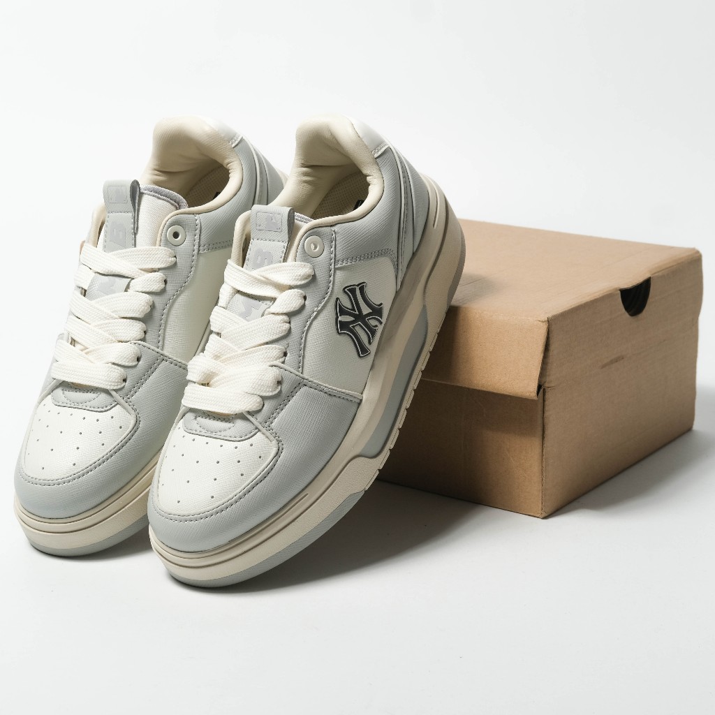 SEPATU CASUAL / SNEAKERS MLB NY YANKEES CHUNKY LINER LIGHT GREY YANKEES