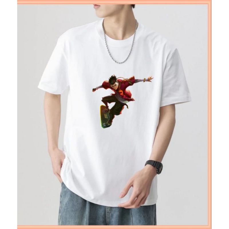 Kaos Mobile legend skin Chou kof/kaos cowok mlbb chou