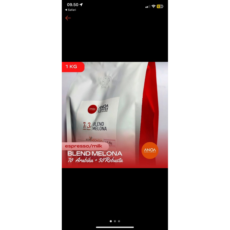 

Anoa coffe blend melona