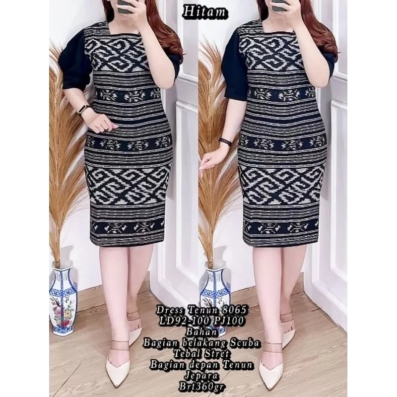 Dress tenun wanita dress tenun troso jepara