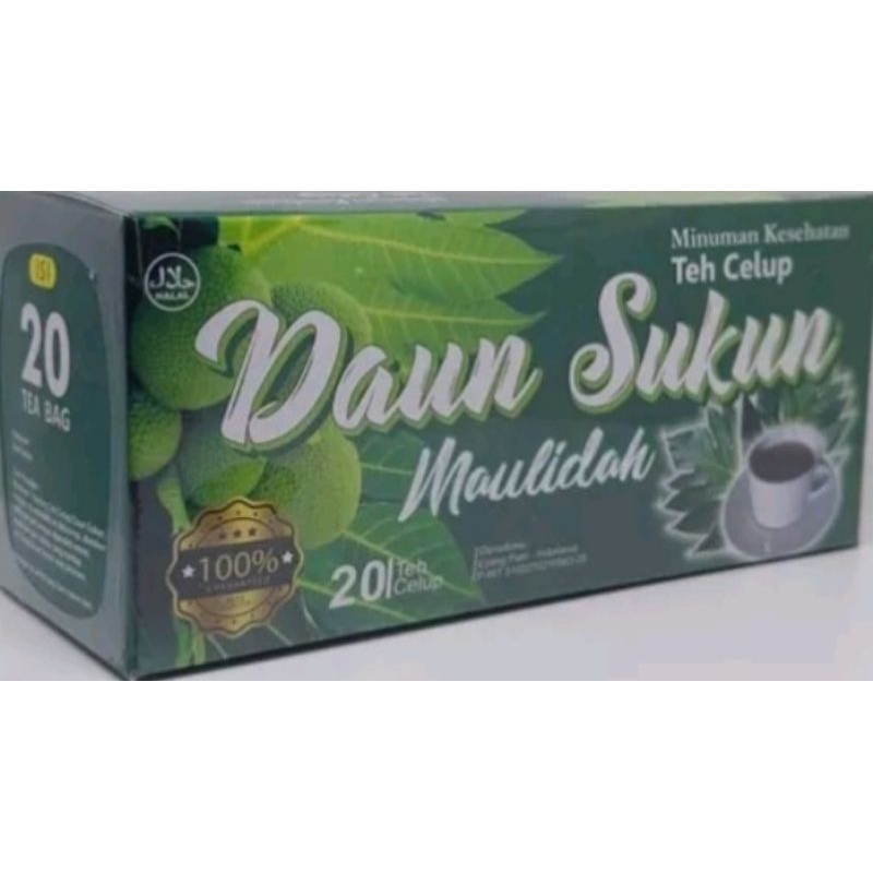 

Teh celup daun sukun isi 20 kantong celup