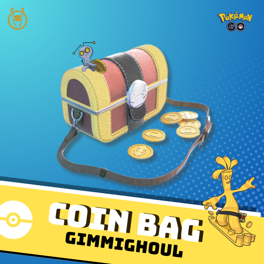 Coin Bag Gimmighoul & Golden Lure Pokemon Go