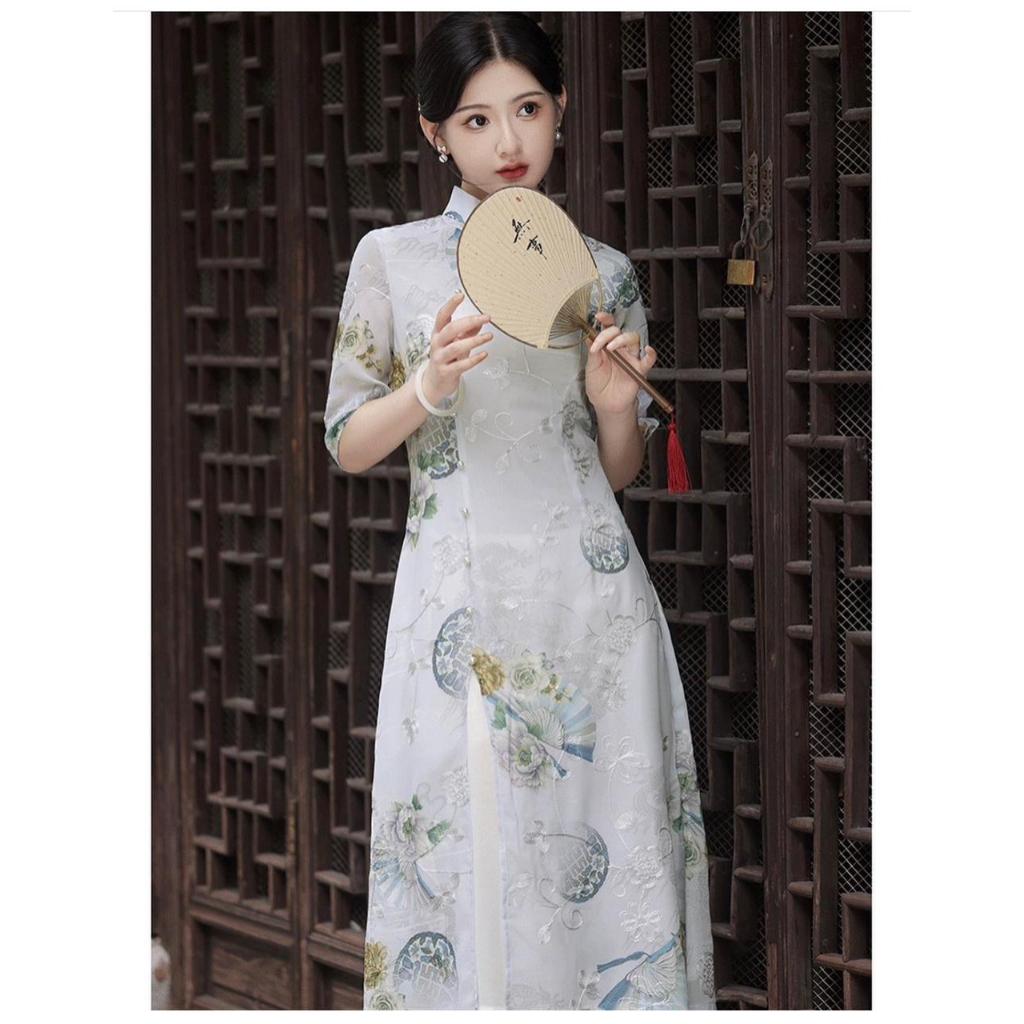 cheongsam dress import premium ready stok/cheongsam dress imlek/cheongsam qipao