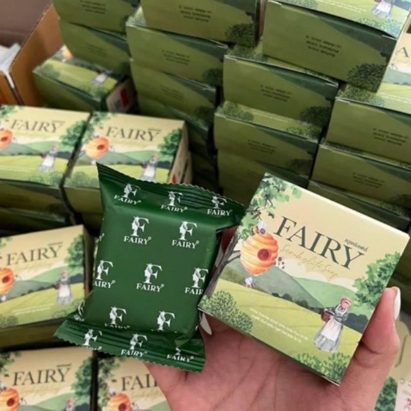 FAIRY SCRUB GLUTA SOAP ORI THAILAND