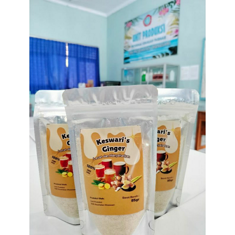 

Ginger's Keswari / Minuman Jahe / Jahe Serbuk / Minuman Herbal/ Minuman Sehat