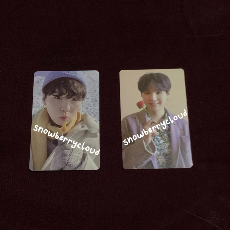 (BACA DESKRIPSI‼️) yoongi suga BTS official photocard pc dvd memories 2019 winter package 2021