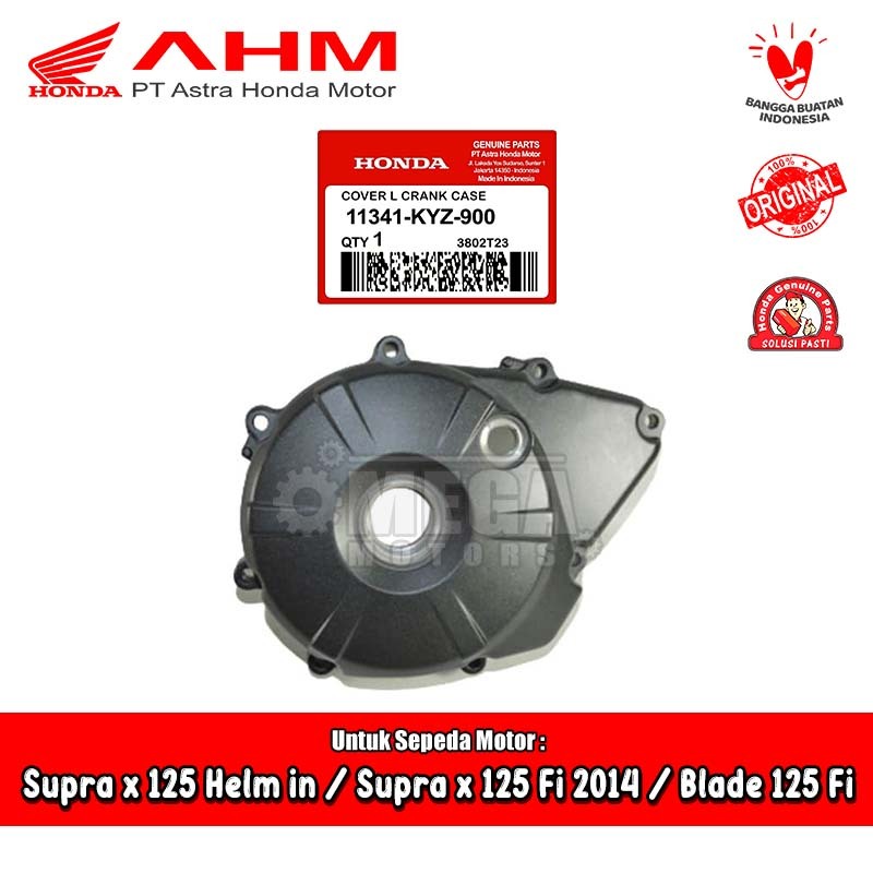 Bak Magnet Kiri L Crank Case Honda Supra x Blade 125 Fi 2014 Helm in Original AHM 11341-KYZ-900