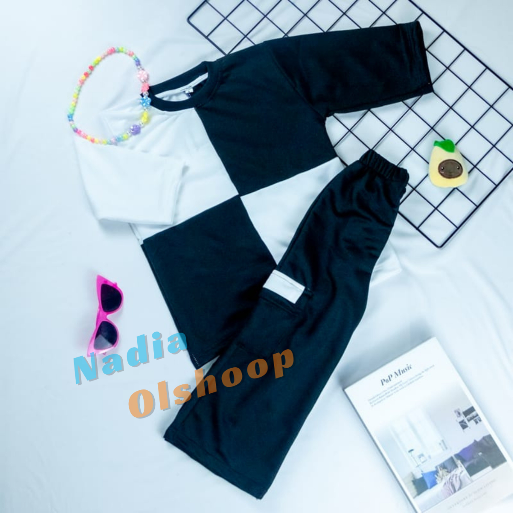 Setelan Kaos Anak Cargo Laki laki dan perempuan 1-12 Tahun Terbaru // setelan anak terbaru motif cat