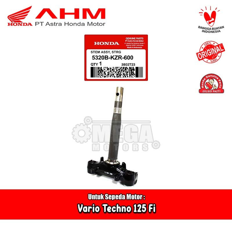 Segitiga Stang Shock Depan Honda Vario Techno 125 Fi Original AHM 5320B-KZR-600