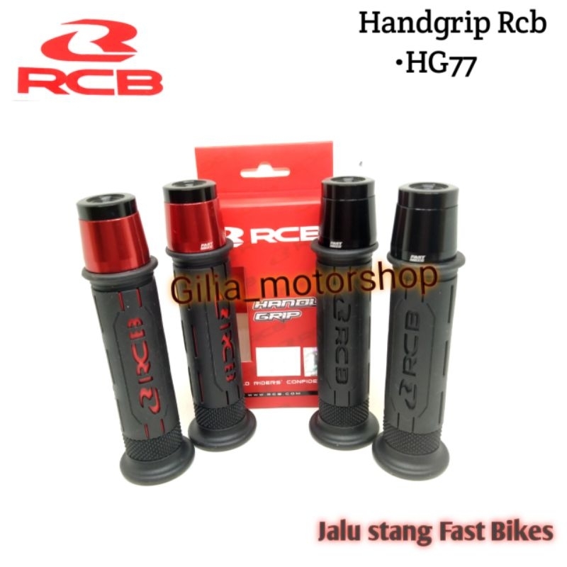 HANDGRIP RCB HG77 PLUS JALU STANG 014 FAST BIKES CNC ORIGINAL UNIVERSAL